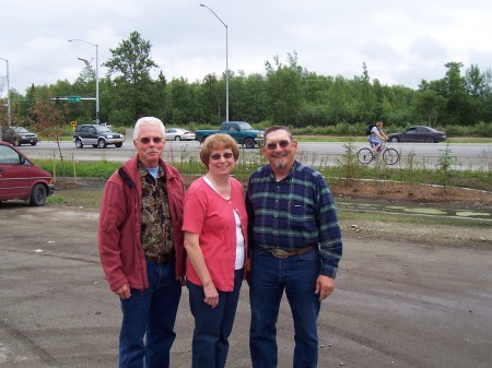 Dick Arnold; Alice, his sister; and myself