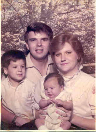 thomas sr, kay, tommy and brandy,  june 1983