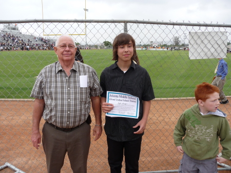 Kyle and Grandpa Virgil