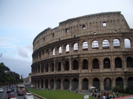 The coliseum of Rome