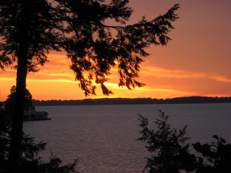 Sunset at Birch Haven Campground