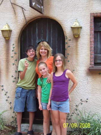 The kids and I on vacation in '08