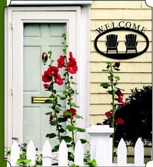 Wrought Iron Welcome Sign