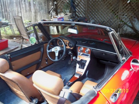 113 Spider Interior