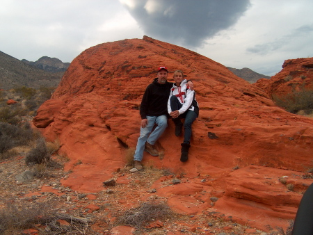 wendy and i red rock canyon  dec. 06'  vegas
