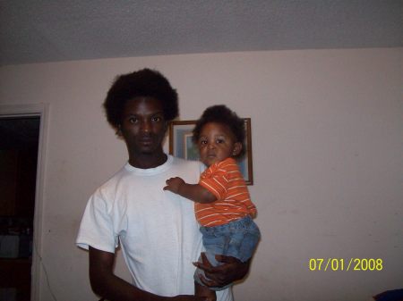 my oldest son with his son