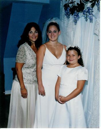 Me and My Daughters at my oldest wedding