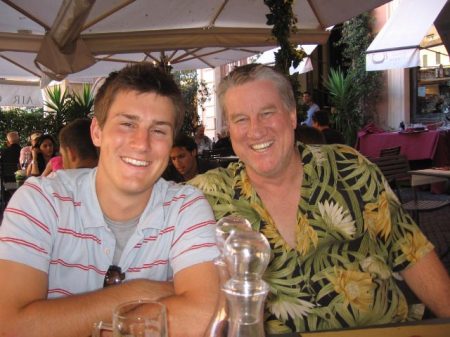 My son Emerson and me in Rome-June 2007