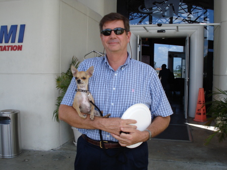 At Miami Aviation with Aviator Bentley in 2008