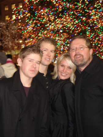 Rockefeller center Christmas tree.