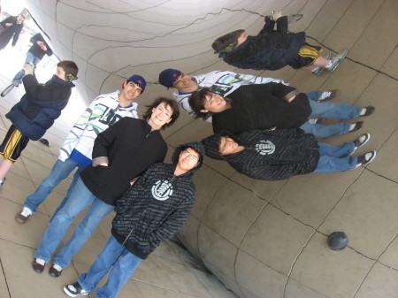 Our Reflection in the "bean" in Chicago