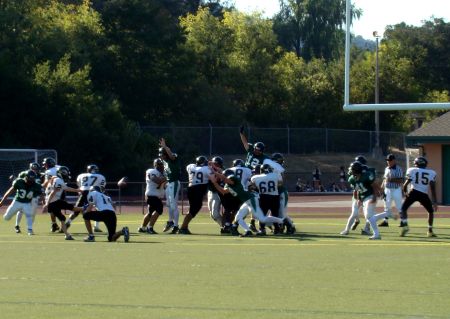 Our daughter Gianna kicking for Antioch