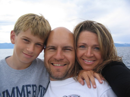 The 3 of us on Lake Tahoe, summer 2006