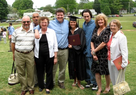 The Wright Family at Heather's Wintrop Grad!!!