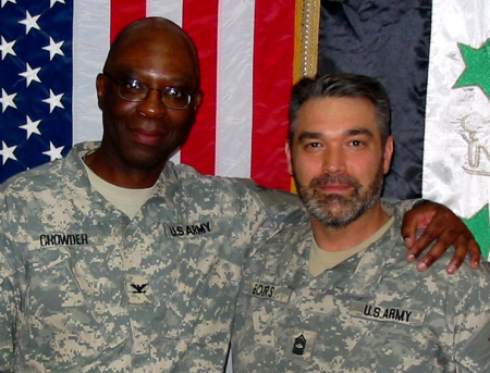 Col Cowder and I in Iraq 2007.