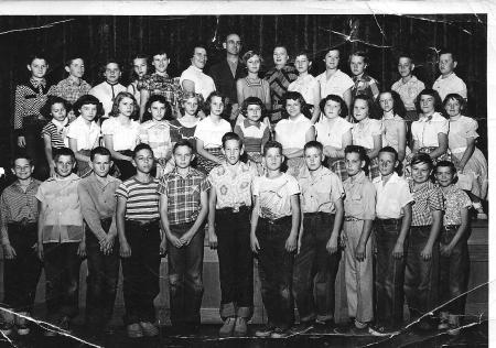 Mrs Cannon's Sixth Grade Class 1954