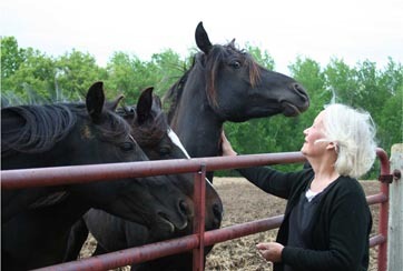 Me with a few of my horses - taken Aug 08