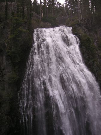 Rainier glacial falls