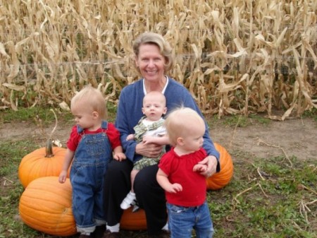 Irene (Smith) Knight '63 with grandkids