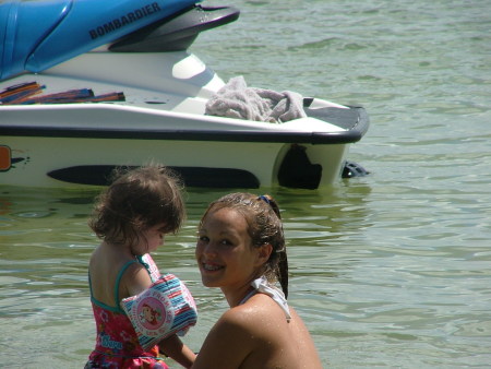 MY STEP DAUGHTER HARLEY AND TIFF AT ANNA MARIA