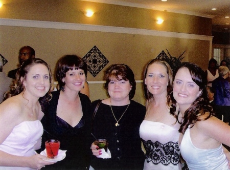 Girls & I at Sarah's wedding