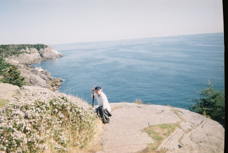 mark on monhegan island, maine