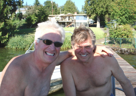 Mo and Pat, Lake Kitsap at Mo's House