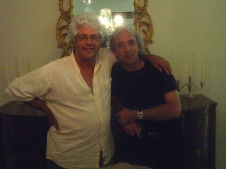 With Larry Coryell in Florida.