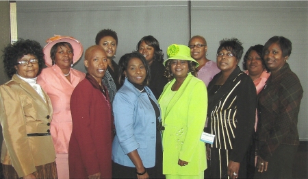 Denise and some of the Ladies of New Life
