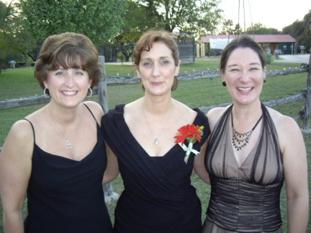 Karen McPhee White, me and Jo Tomoff Fisher