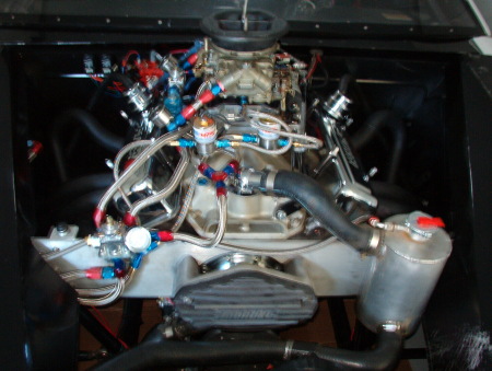 Engine in the 86 Camaro