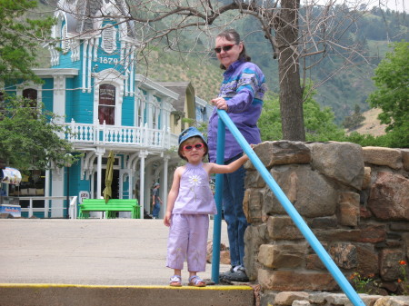 Brianna and Grandma at Heratige Square