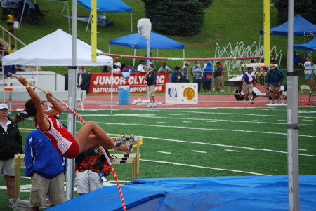 Kaitlin at Junior Olympics