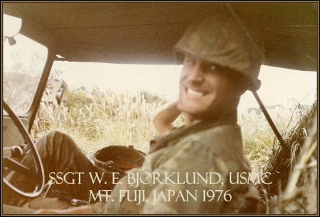 SSgt W. E. Bjorklund, USMC ... Cam Fuji, Japan