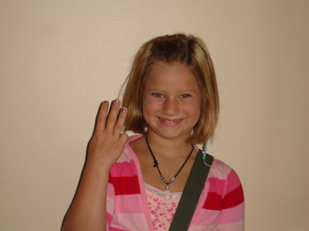 Emery--First day of 3rd grade