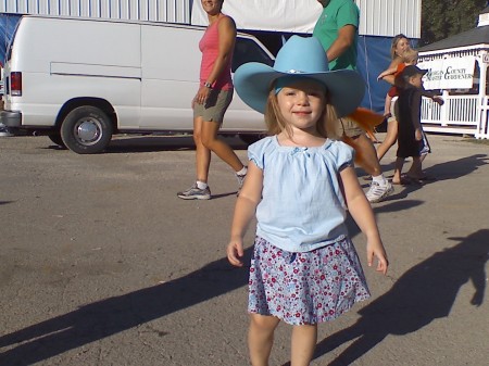 My girls first "cowgirl" hat