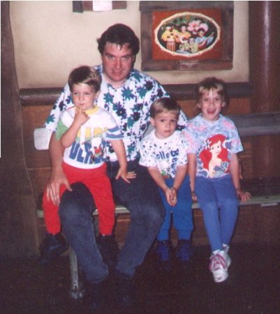 At Disneyland in the early 90's