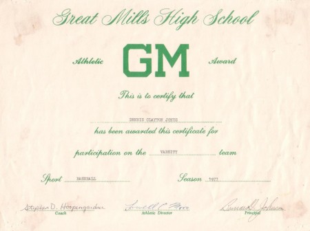 sports certificate