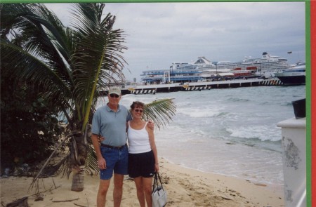 Gene and Carla in Cozumel