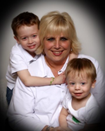 Grandsons Lyric and Marric, and ME