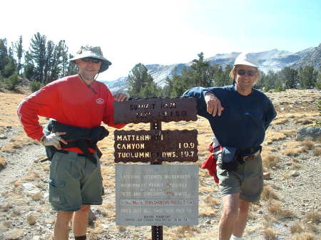 Steve Ferry & Terry Johnson in the Sierras