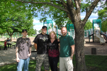 My sons Spencer,Andrew,Me,and Jeremy