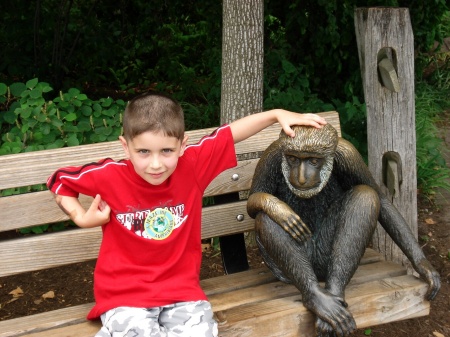 Brayden at Cleveland Zoo