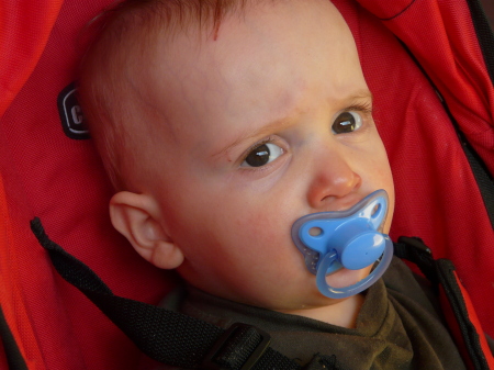 Joshua in the stroller