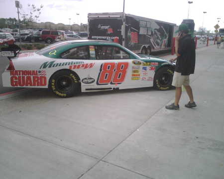 Dale jr showcar at my Walmart in Jax Beach