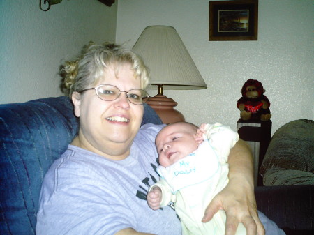 Carrie and her 2nd grandson-Parker