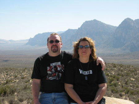 Chris & Mary at Red Rocks outside Vegas
