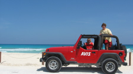 Exploring Cozumel, Kris & Cody