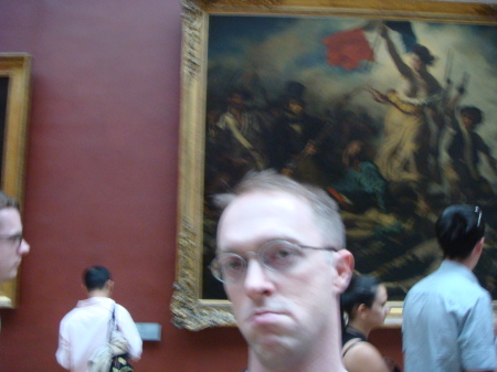 Art geek at the Louvre