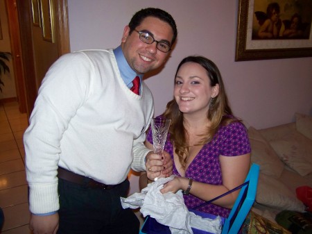 My son David and his fiance Stephanie